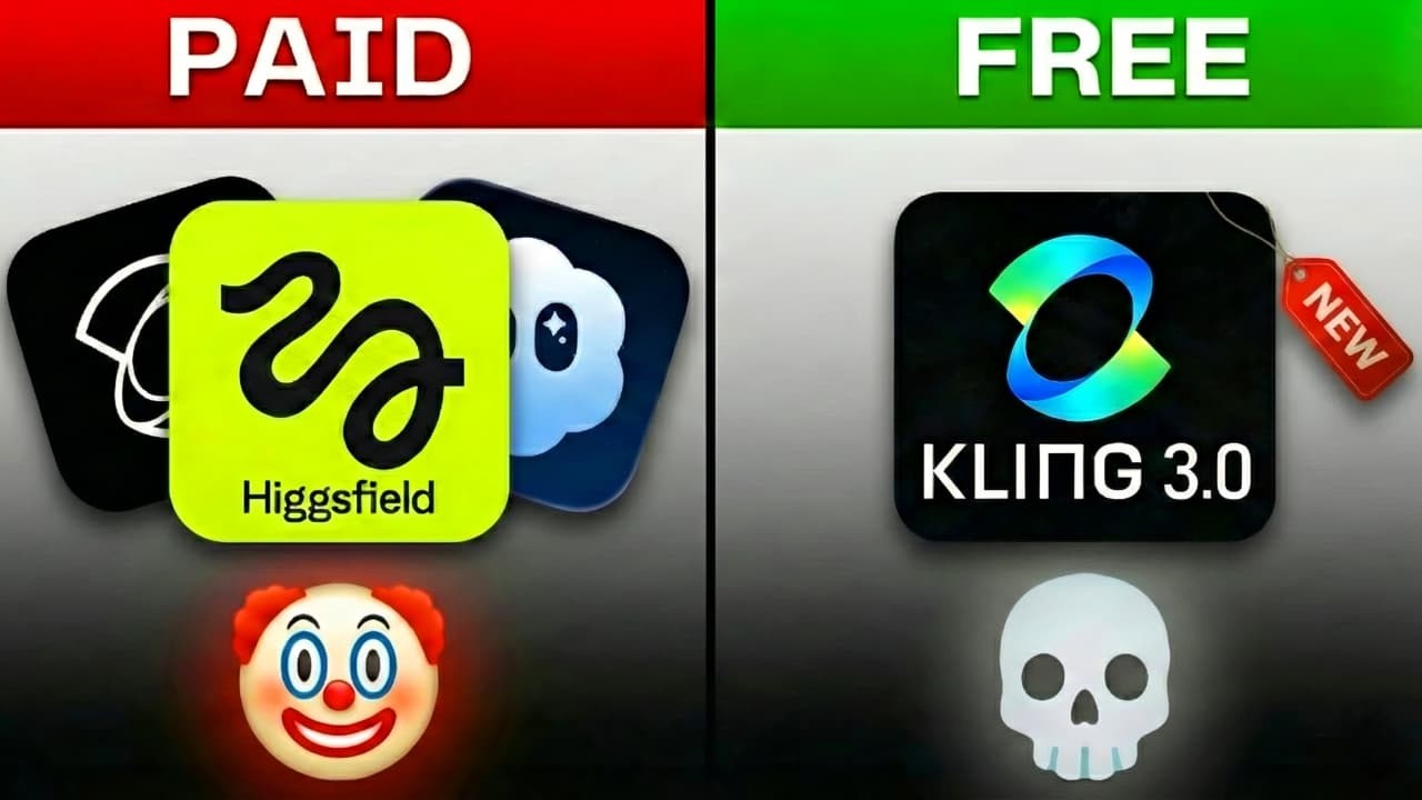 Kling AI 3.0 Just Killed These Paid AI Tools 💀 (Unlimited Credits)