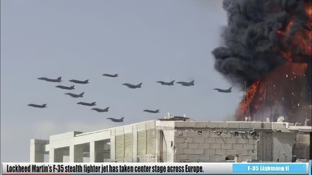 BRUTALL ATTACK !!! F-35 Fighter Jets Deployed Around in Russia