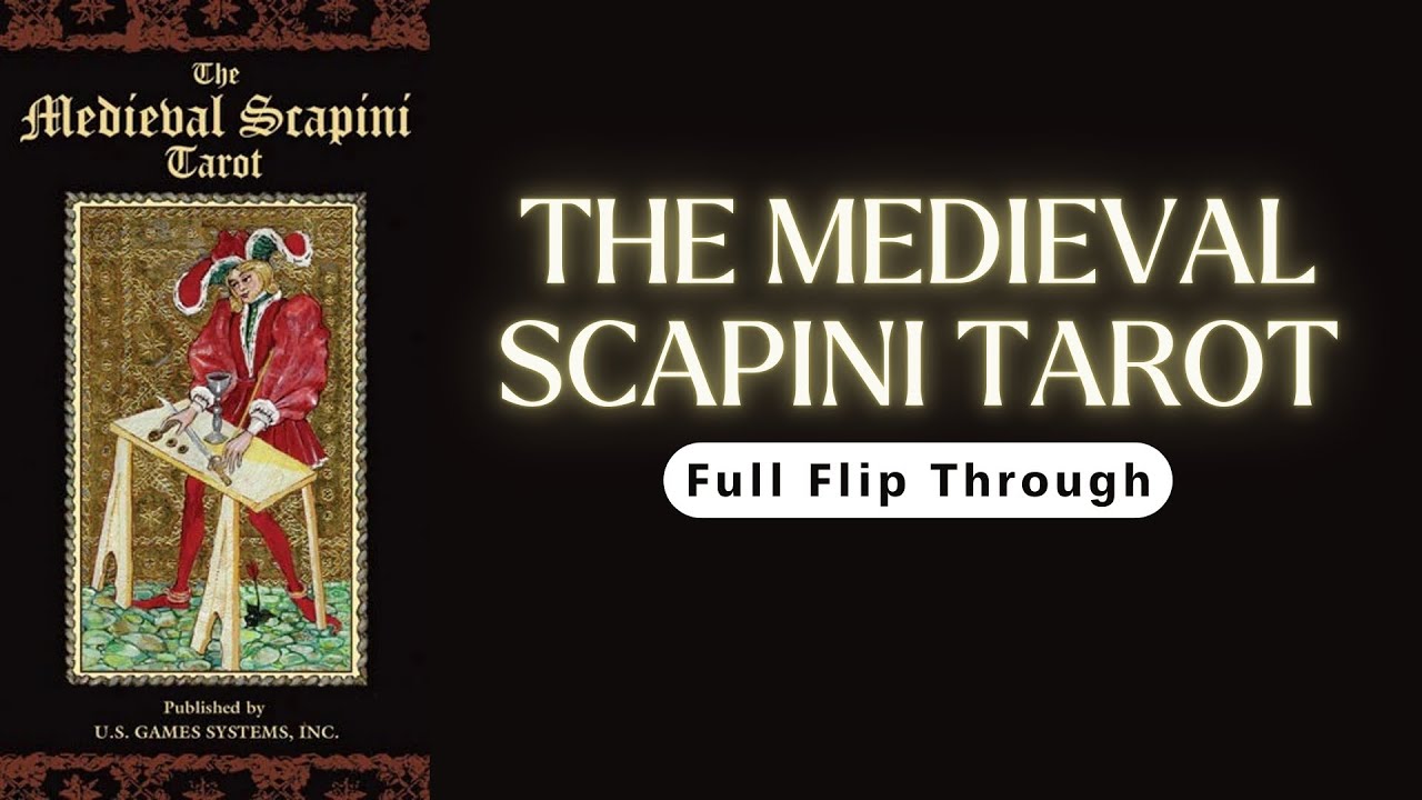 Medieval Scapini Tarot Full Flip Through