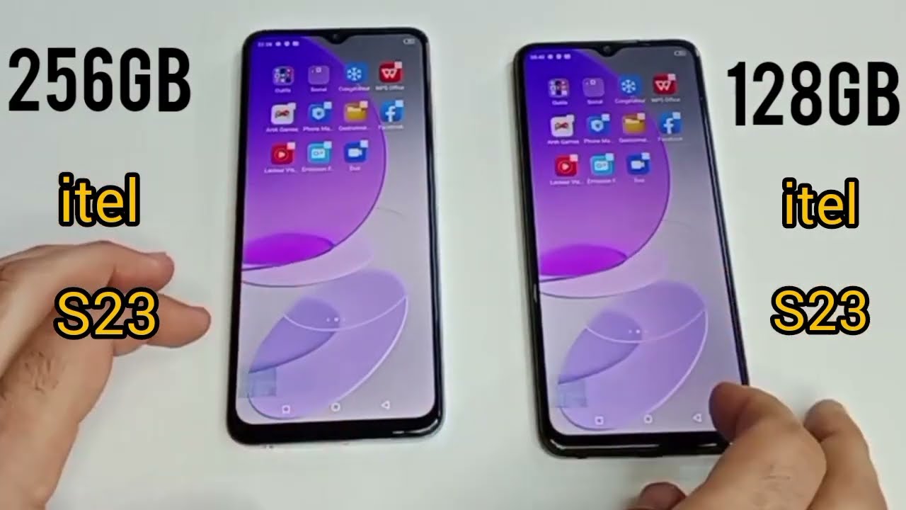 itel S23 vs itel s23: speed test