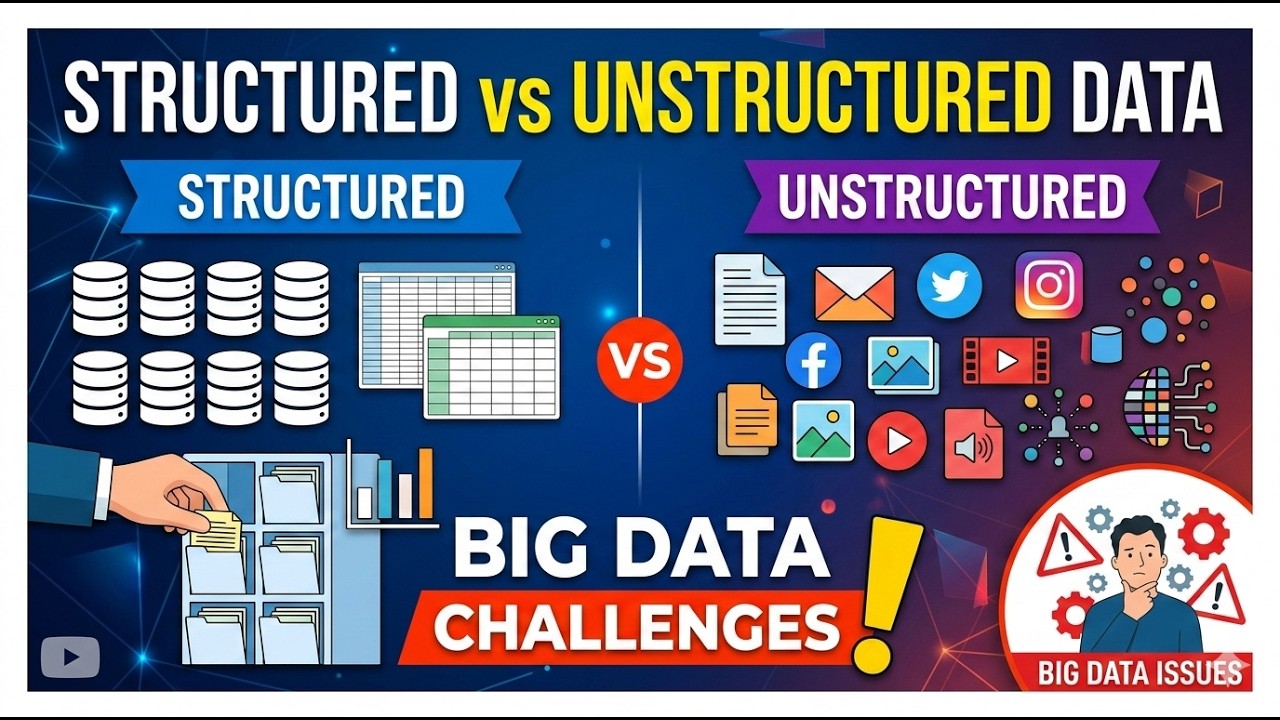 Structured vs Unstructured Data & Big Data Challenges