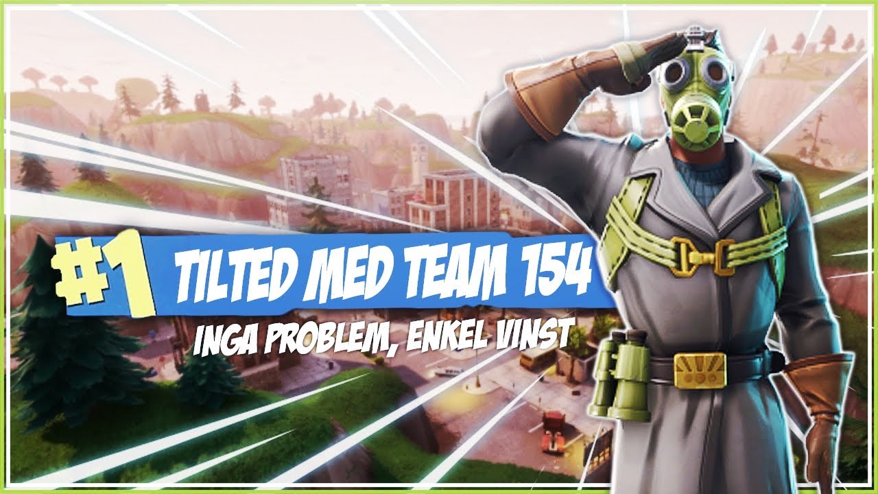 DROPPAR TILTED FÖR FÖRSTA GÅNGEN PÅ LÄNGE MED EL SQUAD + LITE FINA SNIPES! | Fortnite på svenska!