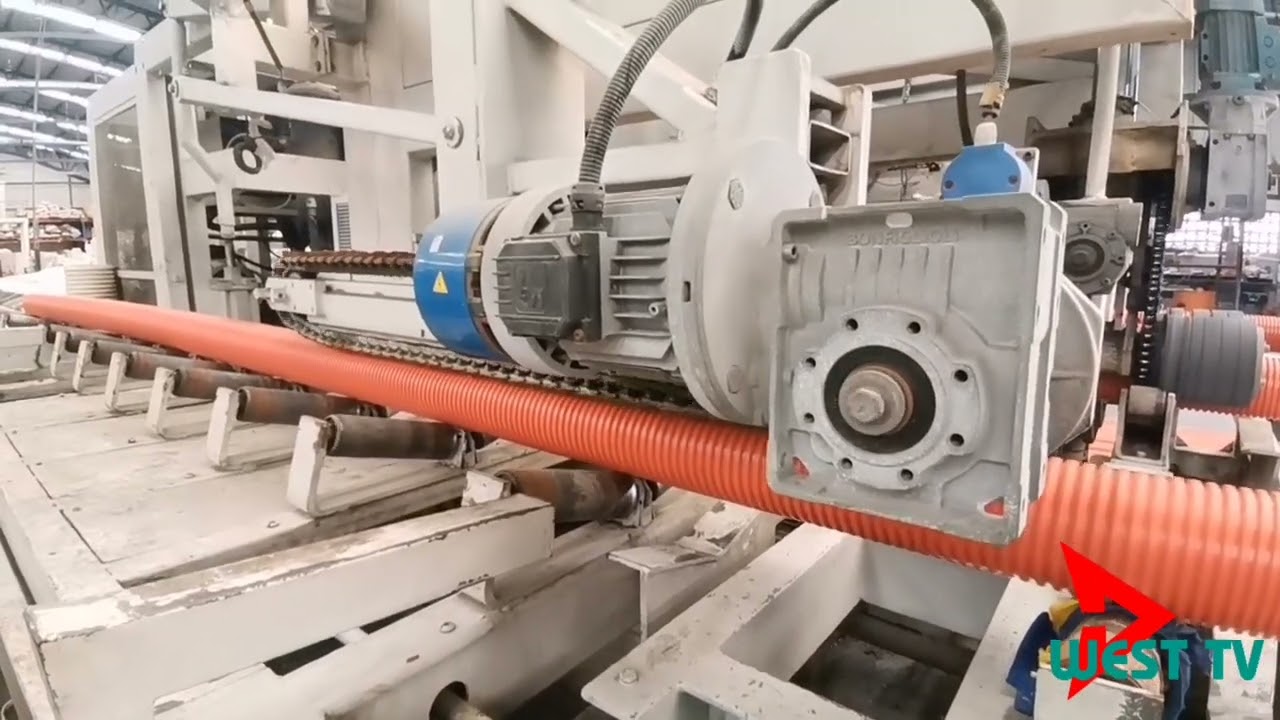 Fabricación de tubo corrugado