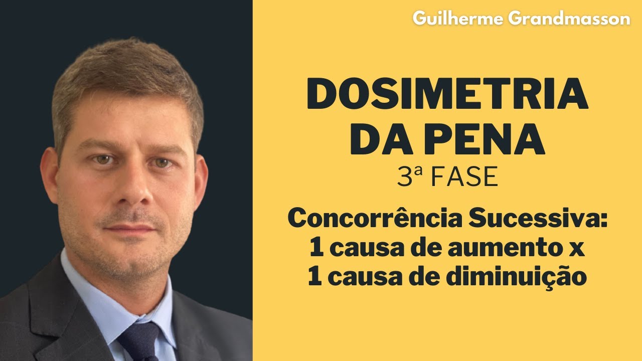 Prof Guilherme Grandmasson Explica Dosimetria da Pena - 3&ordf; Fase