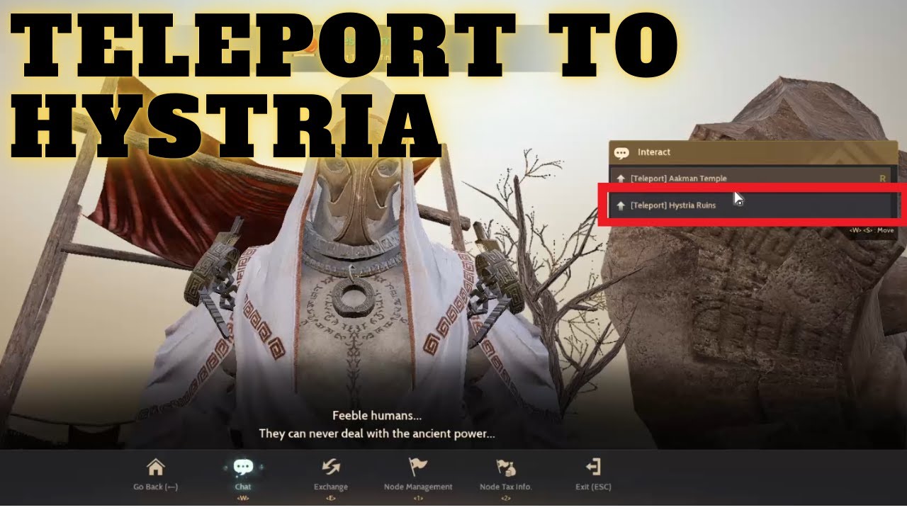 Hystria Ruins Teleport Quest Guide | Black Desert Online