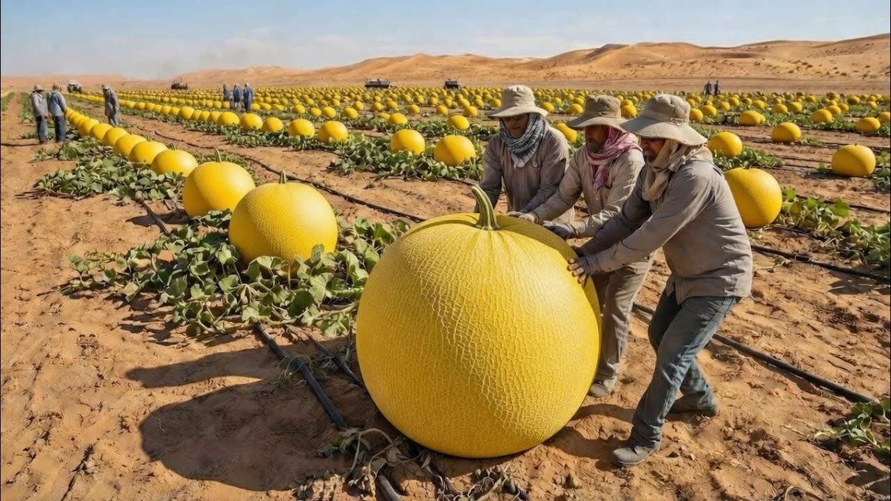 They’ve Grown Cantaloupes in the Desert – Unbelievable! What Will the Result Be?