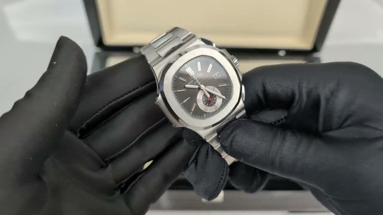 Patek Philippe Nautilus 5980 1A Grey Dial Discontinued Stock ID 774-TK