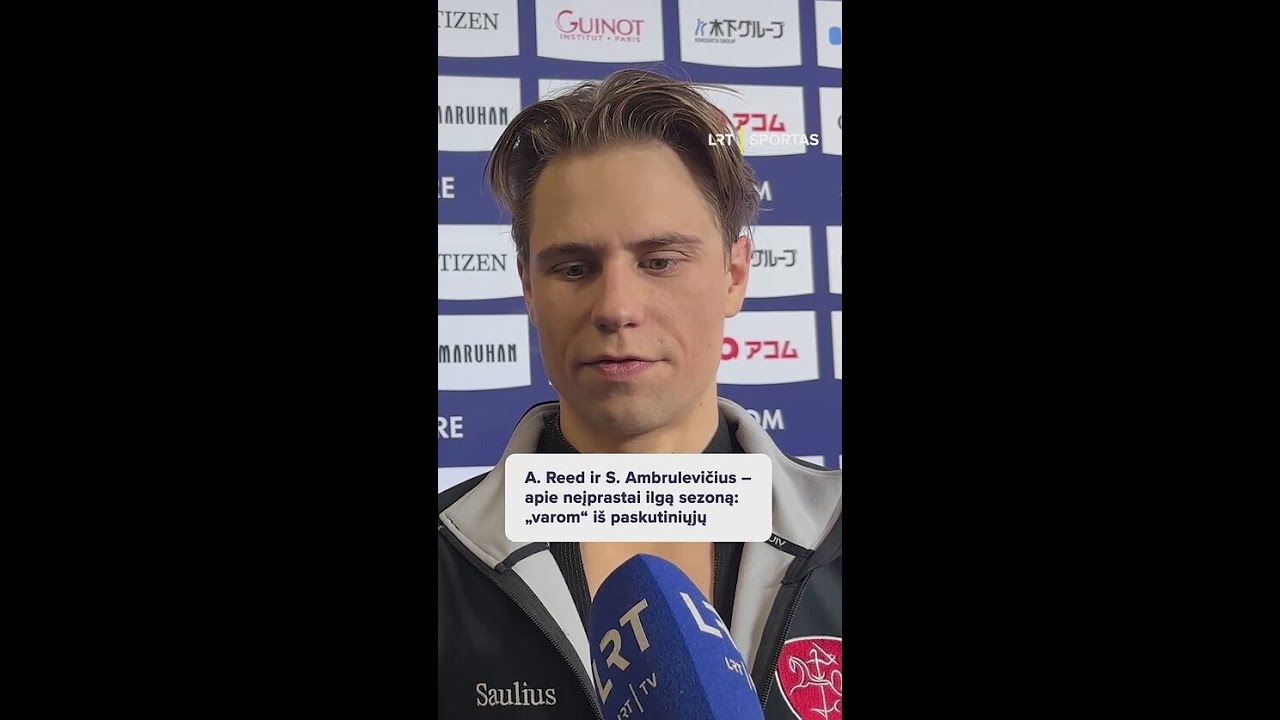 Po ritminės programos pasaulio čempionate Reed ir Ambrulevičius užima devintą vietą