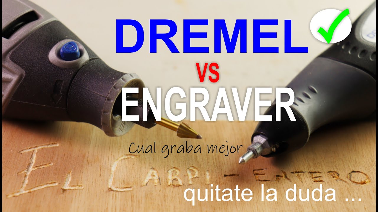 Dremel vs Grabador Engraver 👍comparativa👎 cual graba mejor, 🔬Experimento Preguntas y respuestas