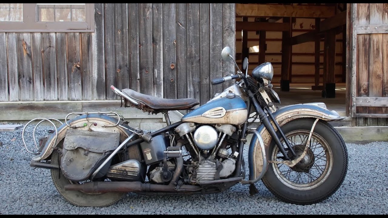 Находка из амбара Harley-Davidson Knucklehead Original Paint 1942 года