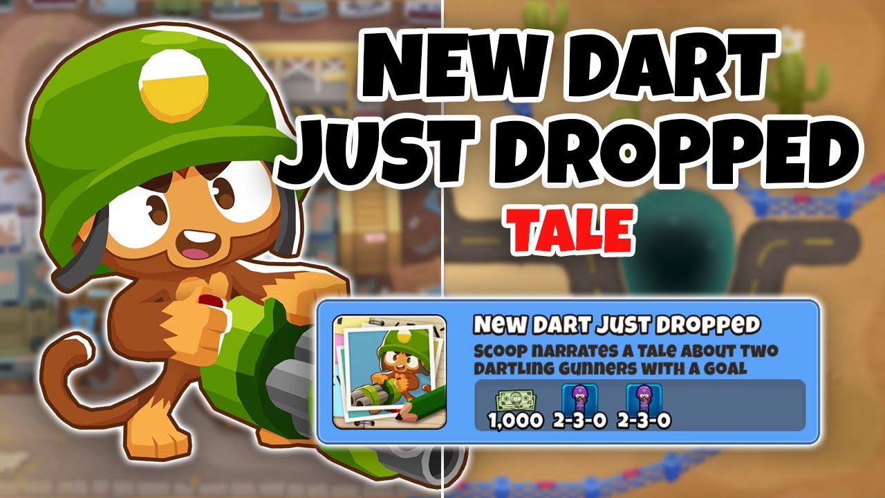 New Dart Just Dropped Tale Guide | No Monkey Knowledge - BTD6