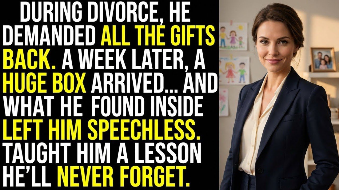 “Give Back Everything!” He Said at Divorce — A Week Later…