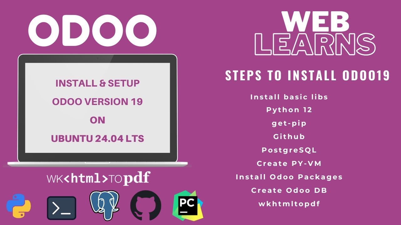 Установка Odoo 19 в Ubuntu 24.04 LTS | Полное руководство по настройке и конфигурированию (послед...