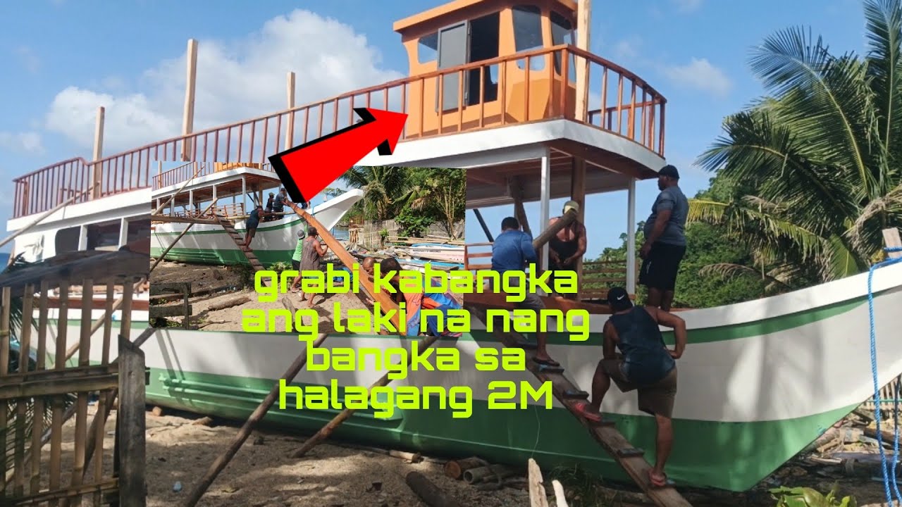 Grabi ang ginawa nang manga pinsan ko malaking bangka halagang 2M #buhaymangingisda #fishing #diy