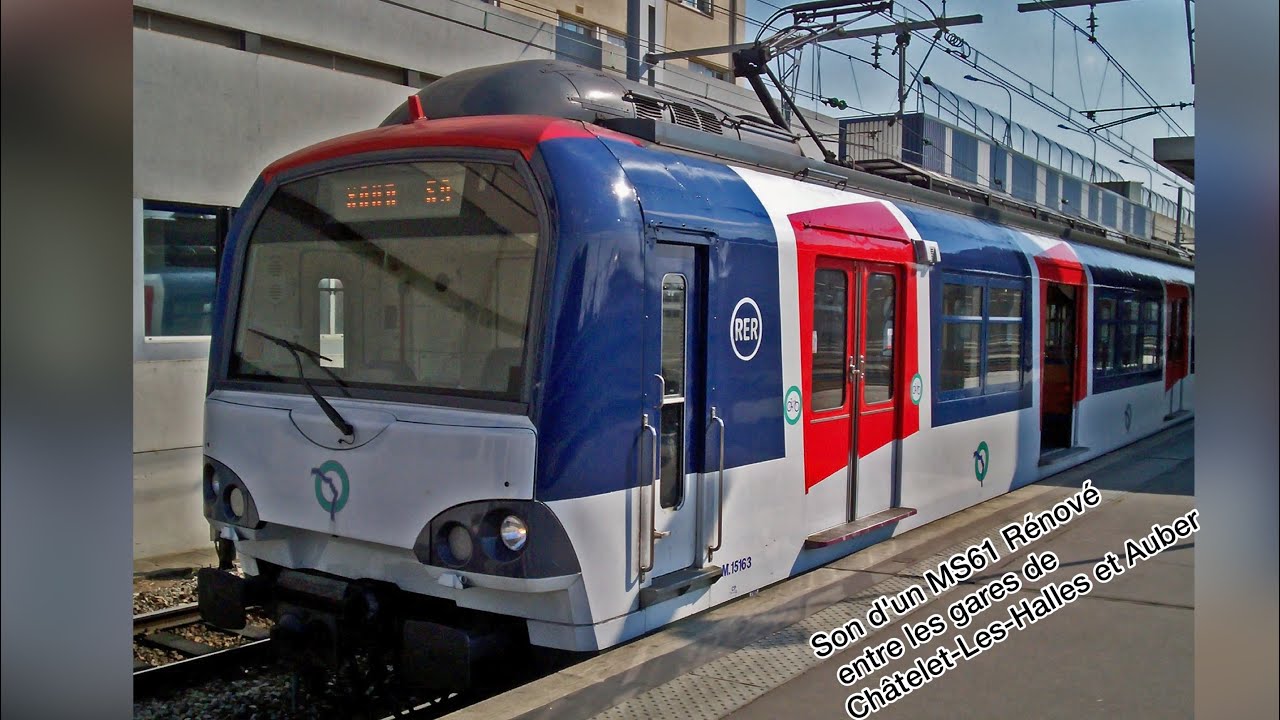 Son d'un MS61 Rénové entre les gares de Châtelet-Les-Halles et Auber