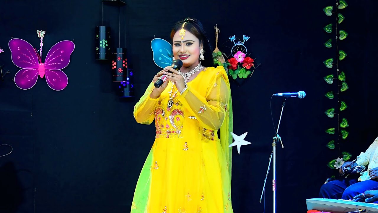 যাত্রা নায়িকা সাথী অভিনীত ঝুমুর যাত্রাপালা গরিবের ছেলে সরাসরি লাইভ জামালপুর থেকে