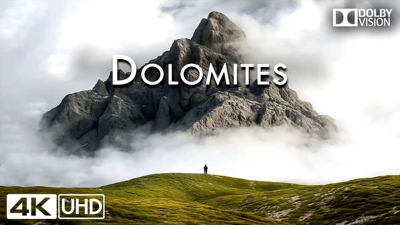 Dolomites 4K UHD | Breathtaking Mountain Views with Cinematic Music