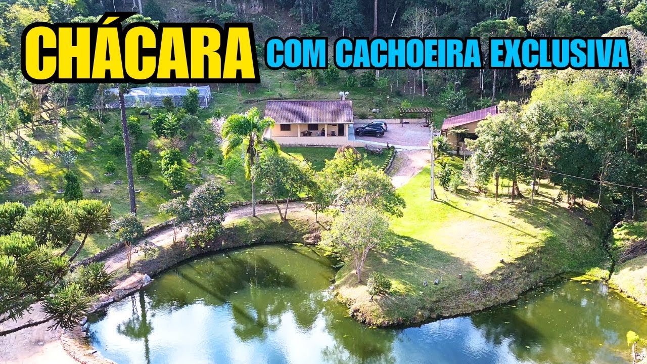 O PARAÍSO É AQUI! CHÁCARA COM CACHOEIRA, 9.6HA, FRUTAS E MUITA ÁGUA NO PARANÁ