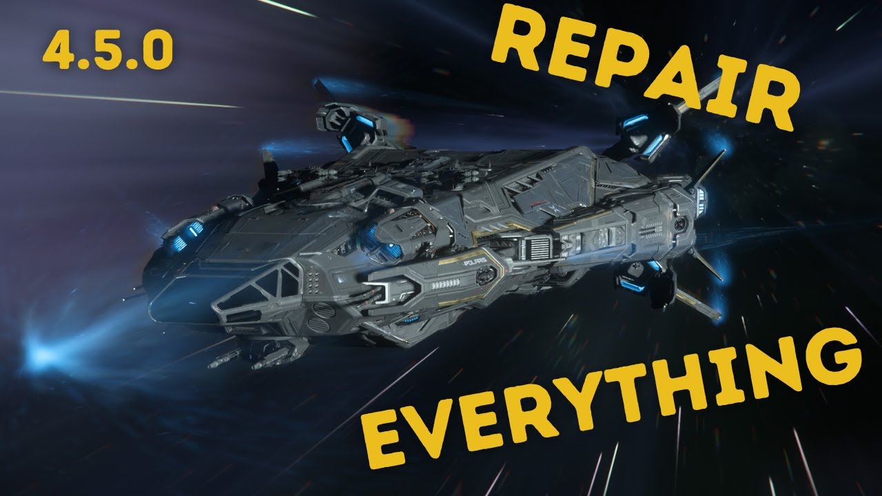 How to repair the Polaris - Star Citizen 4.5