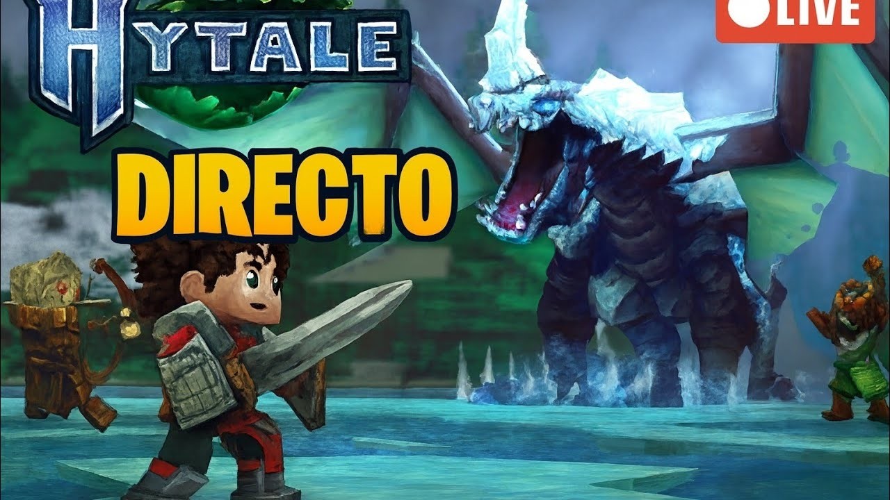 Consguiendo nueva armadura y armas en el server RPG de Hytale