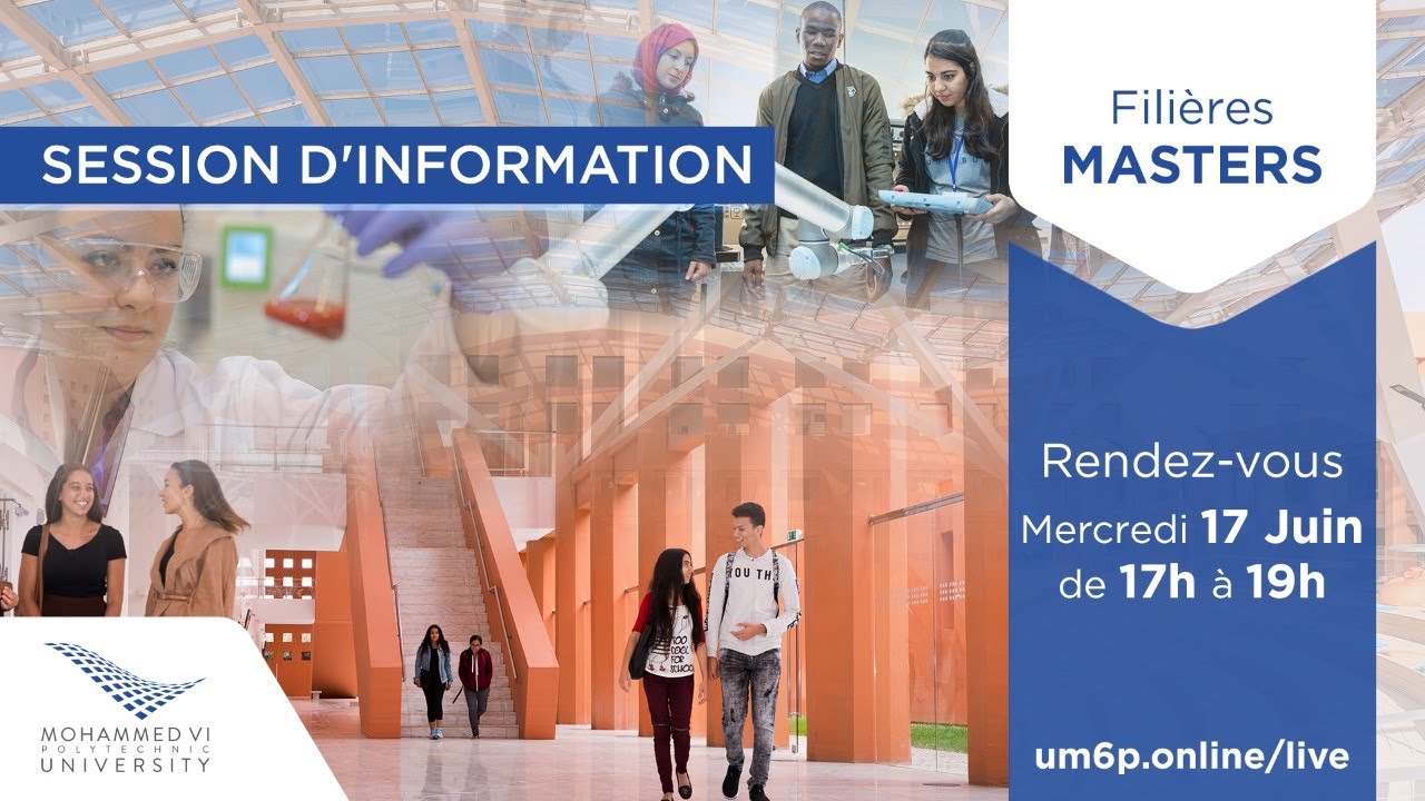 Session d’information – Formations Masters UM6P