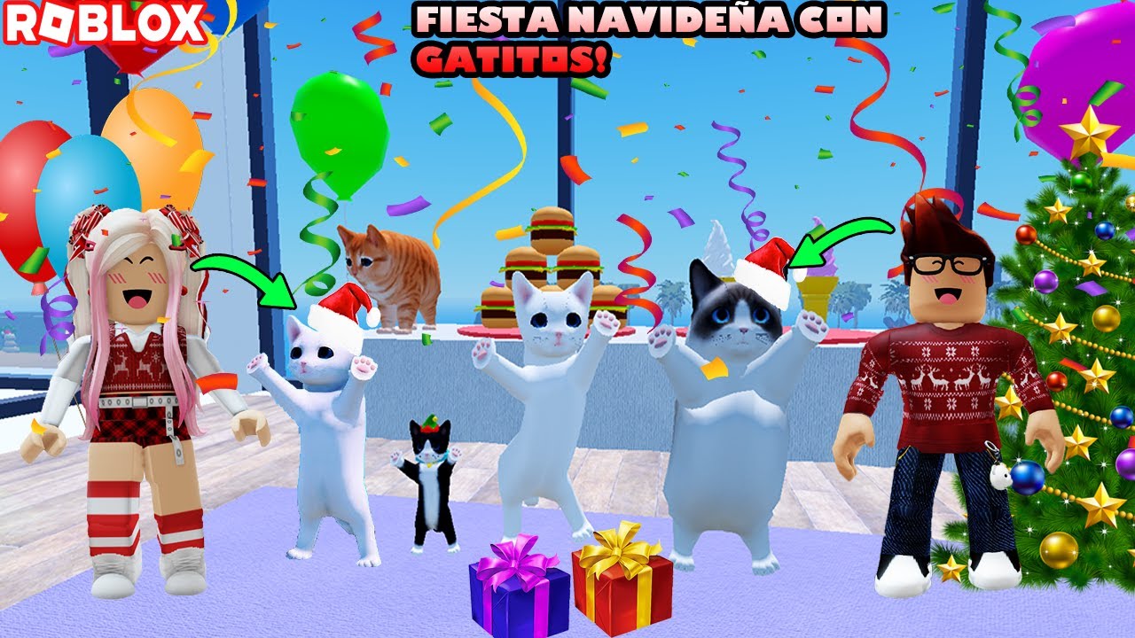 Somos Unos Gatitos Navideños Haciendo Fiesta Y Jugando En Nuestra Mansion Navideña! 🎄😻