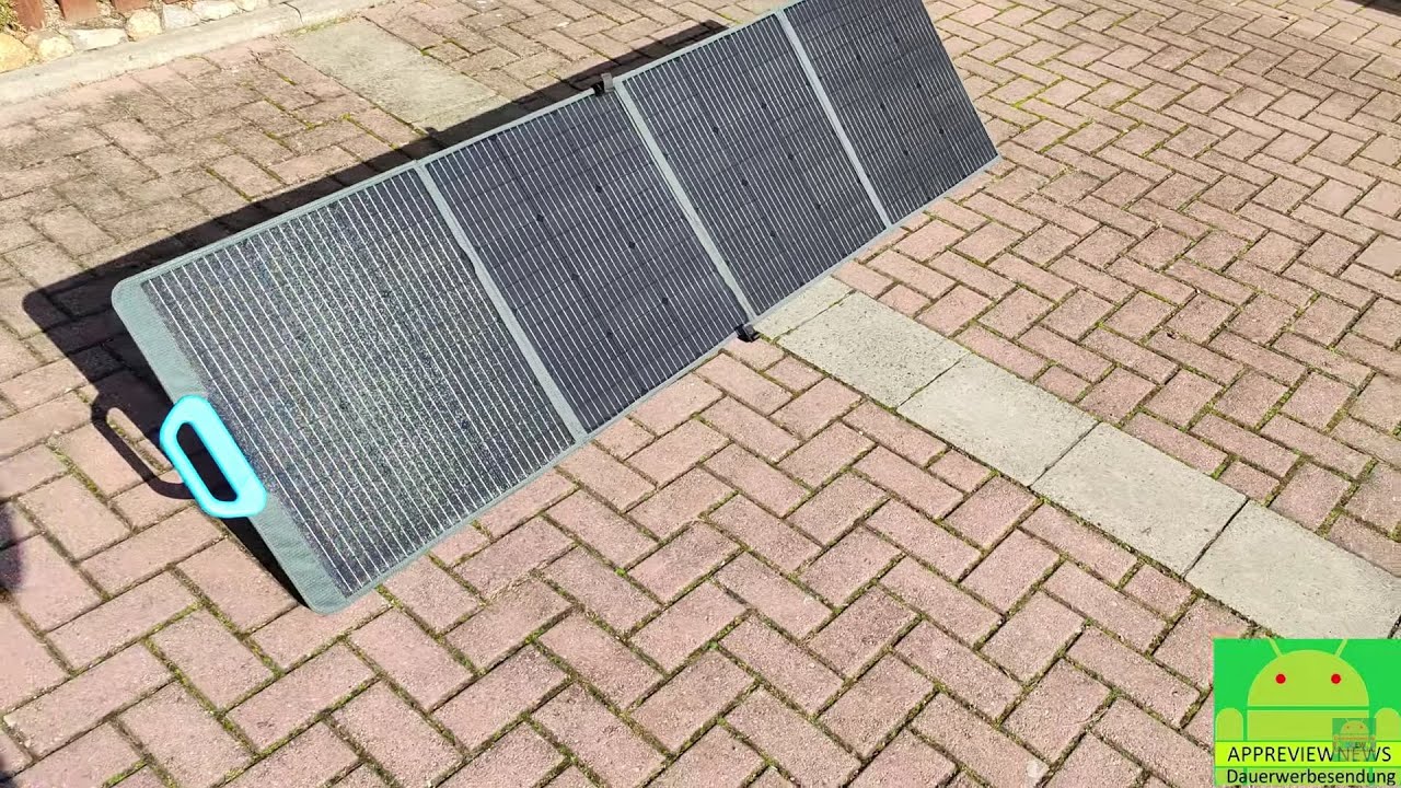 robustes klappbares 200 Watt Solarpanel BLUETTI PV200 Leistung für Powerstation im Outdoor Einsatz