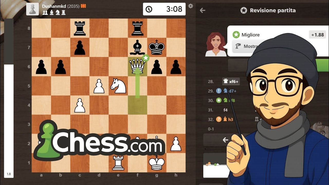 PARTITA FANTASIOSA SU CHESS.COM MA...