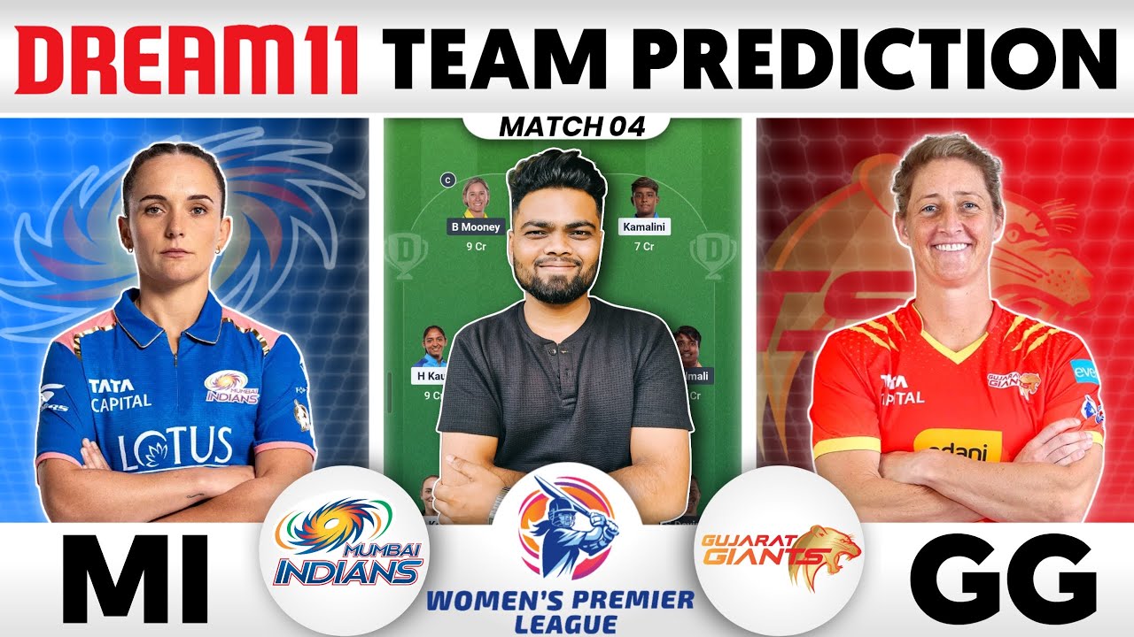 MI-W vs GG-W Dream11 Prediction | MI vs GG Dream11 Team | Mumbai vs Gujarat WPL Dream11 Team