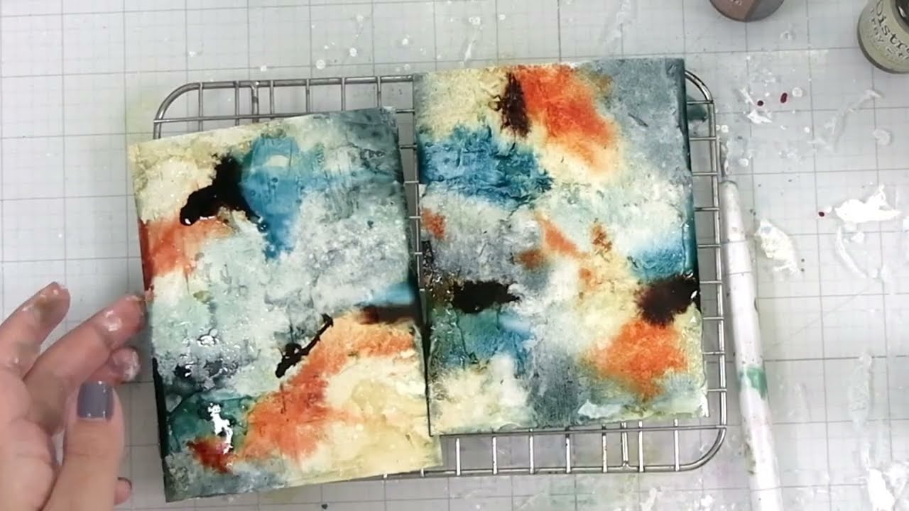 UNBELIEVABLE Results with Simple Gesso Scraping Technique! Day 8