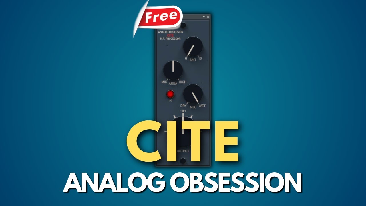 Analog Obsession's Free cite High-Frequency Processor is a game-changer!