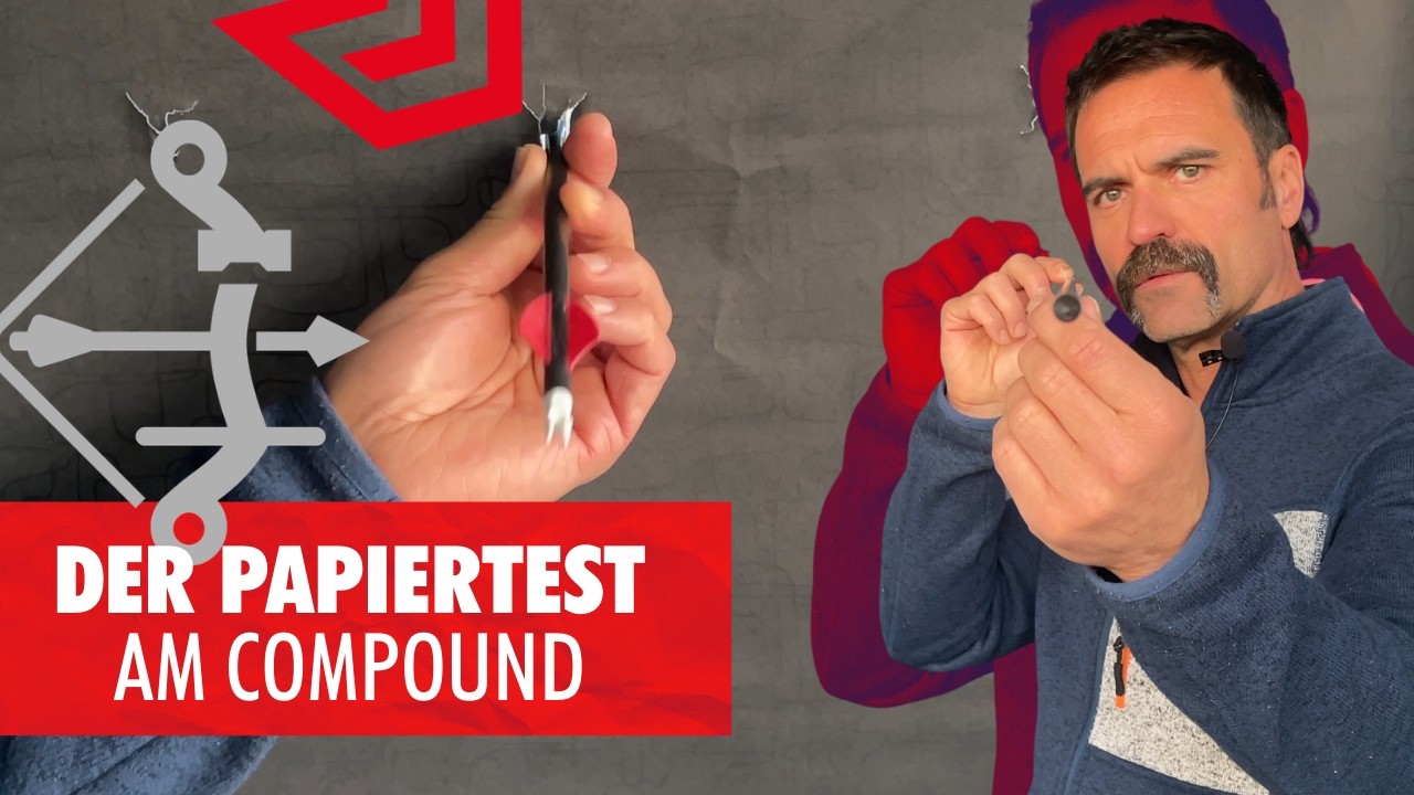 Papiertest beim Compoundbogen: Erkenne Fehler & optimiere deinen Pfeilflug