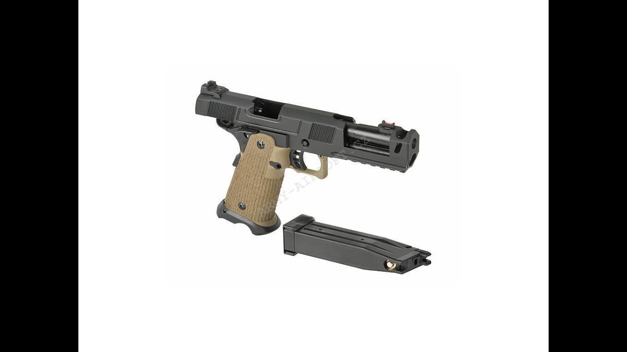 Unboxing Airsoft pistole R501, Colt 1911 HI-CAPA – TAN elegance od ARMY ARMAMENT! 🎯✨