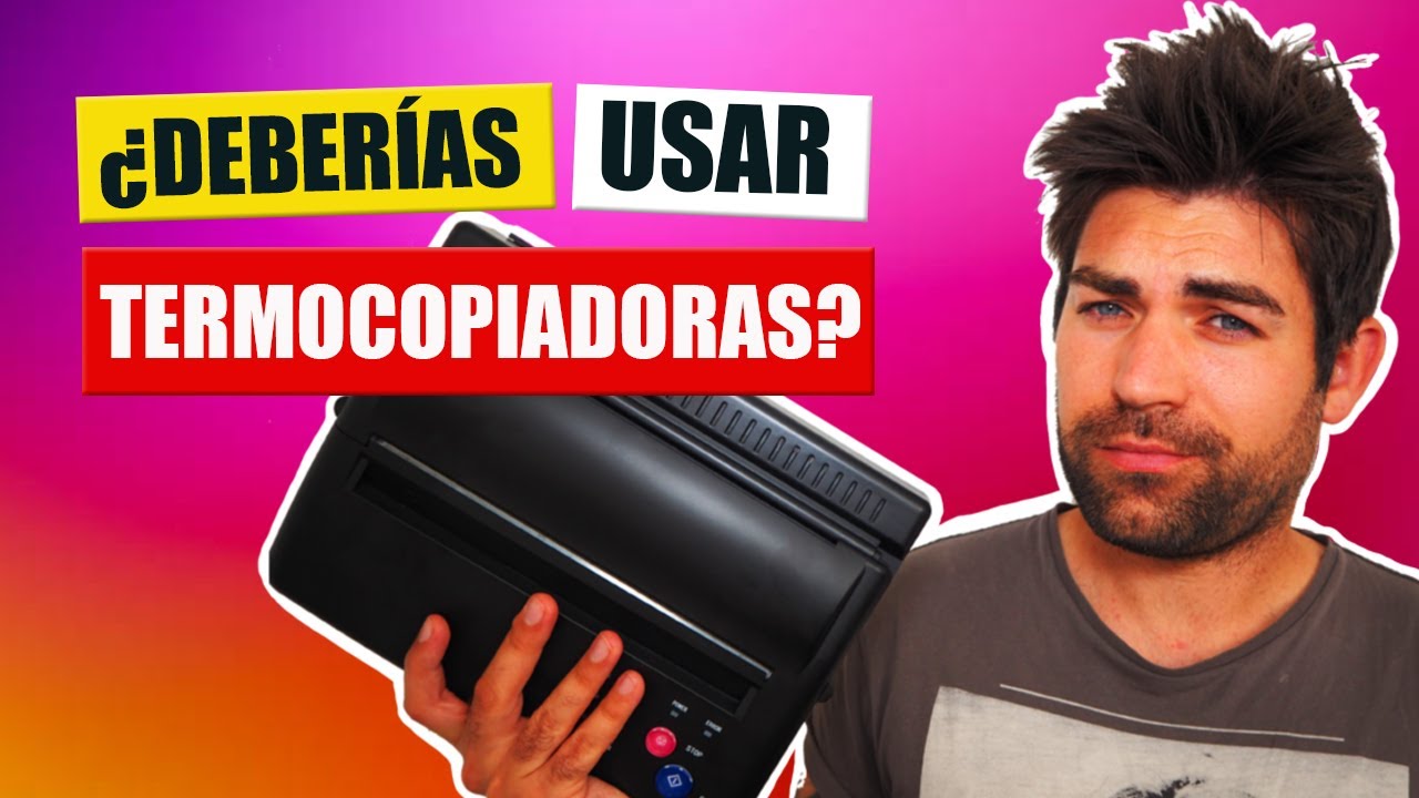 C&Oacute;MO Utilizar una TERMOCOPIADORA para Hacer TATUAJES?