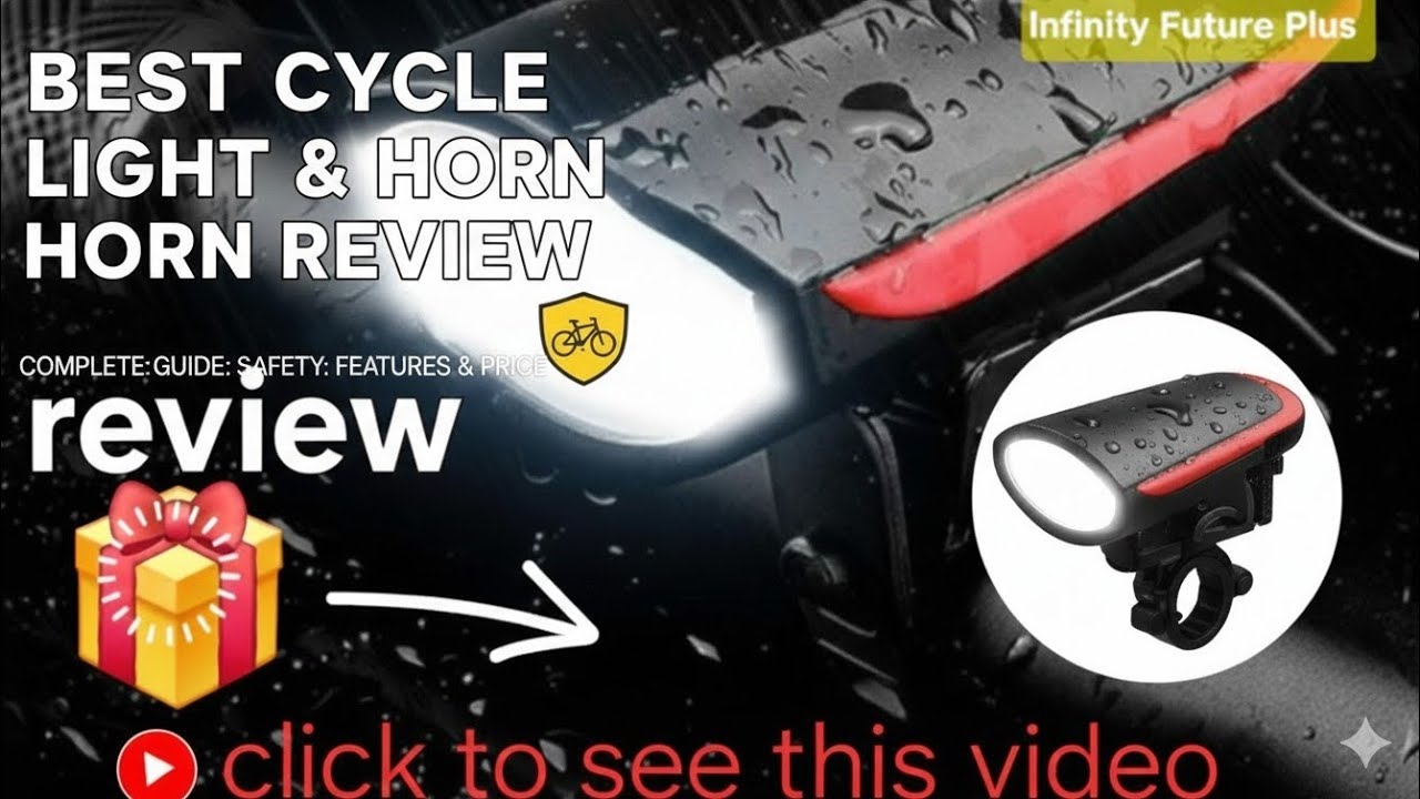 Most powerful cycle headlight & horn on your budget. @Infinityfutureplus  #cycle#unboxing#newlights.
