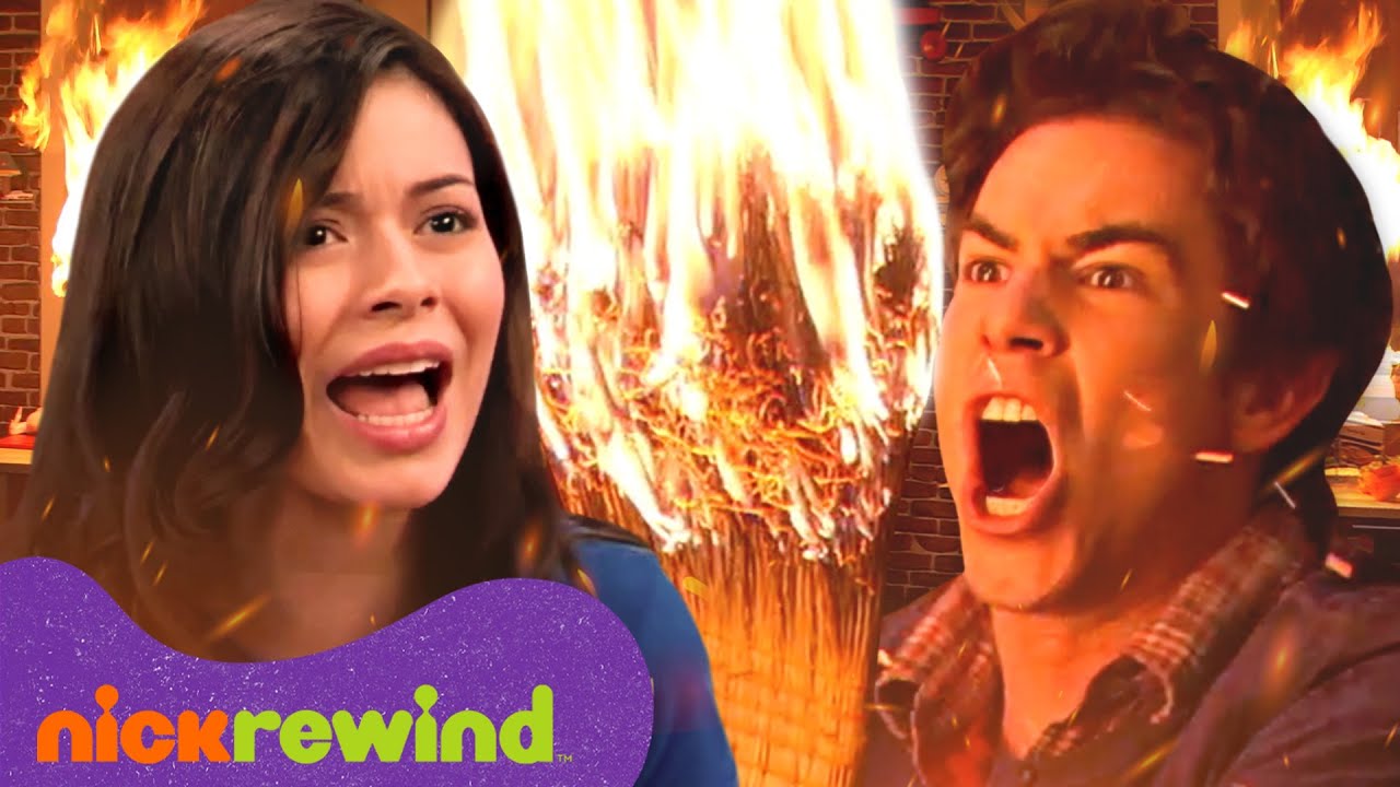 Spencer's FIRE Moments from iCarly, Literally! 🔥 | iCarly | NickRewind