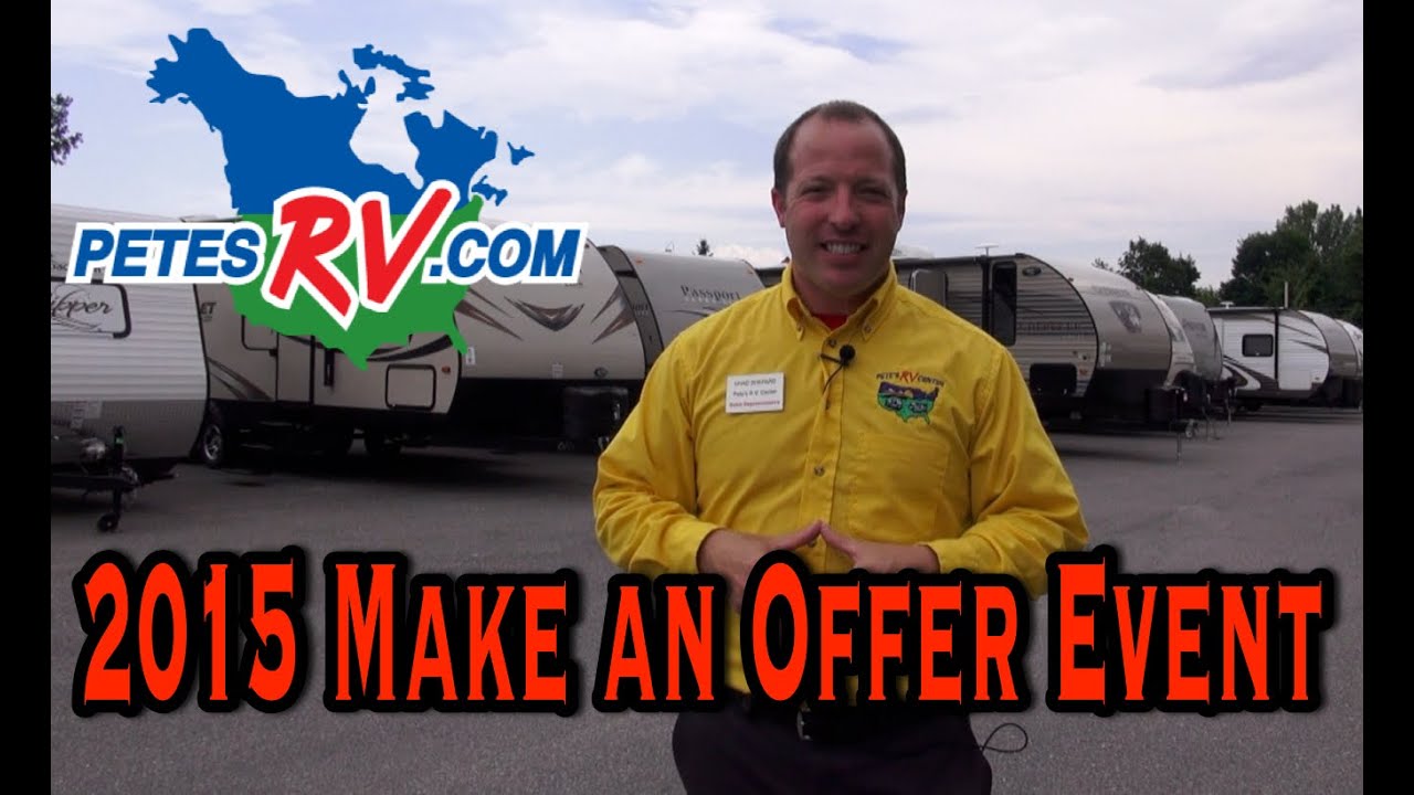 These 2015 RVs Gotta Go...Make an Offer We Can't Refuse!