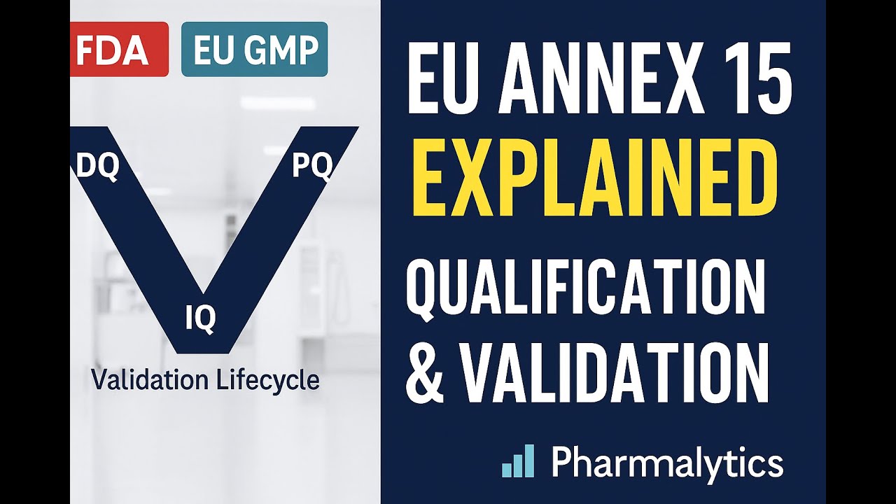EU Annex 15 &ndash; Qualification & Validation in Pharma | GMP Compliance Explained