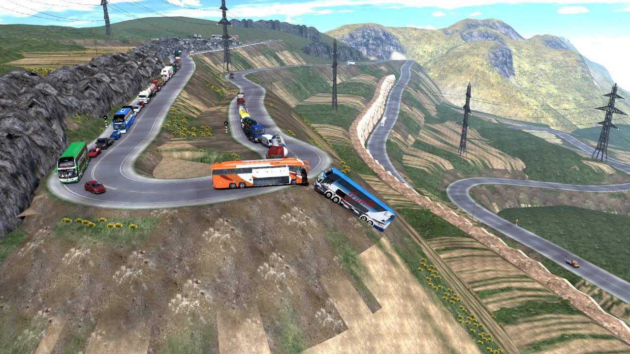 carreteras peligrosas de challhuanca peru | climbing deadly curves | scania irizar i6 | movil bus