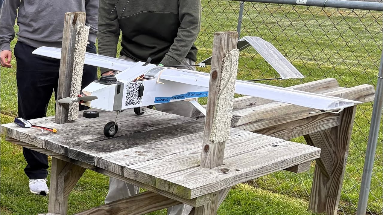 UAV Plane Electronics Flight Demonstration (Foam Plane)