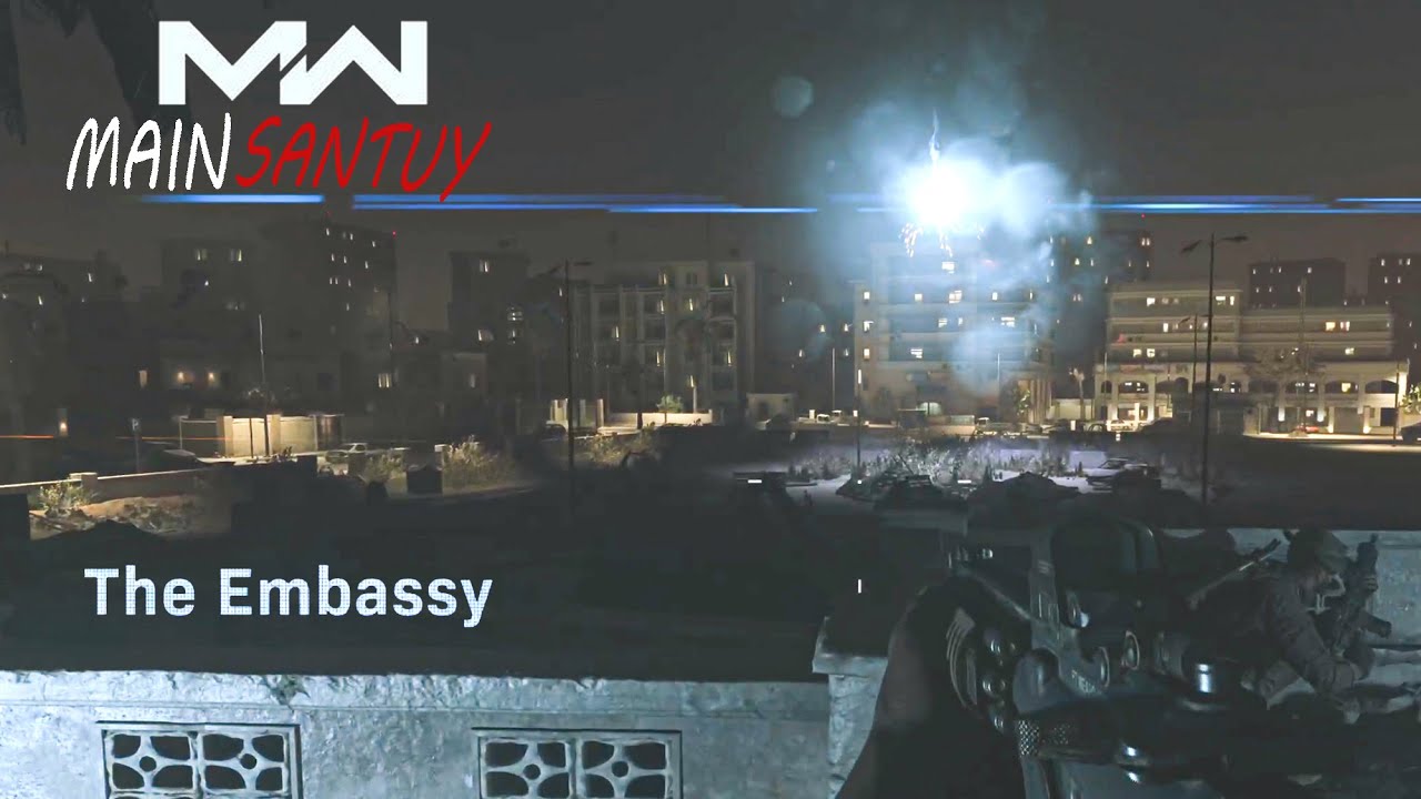 THE EMBASSY GAMEPLAY || CALL OF DUTY MW WALKTHROUGH