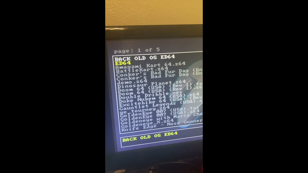 First test importing Nintendo 64 Gameshark codes from my computer to an actual Gameshark
