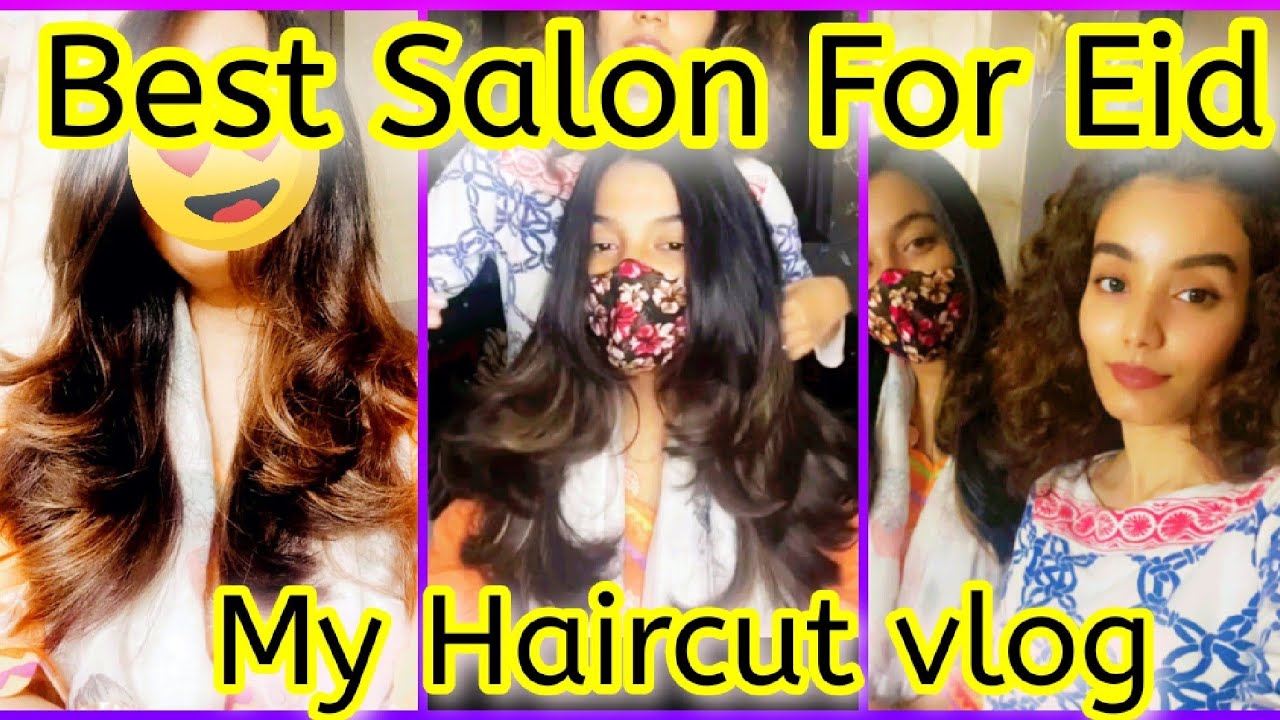 *Eid k lye salon services*🥳 yaha se len | my haircut vlog | Sheezay makeup studio.