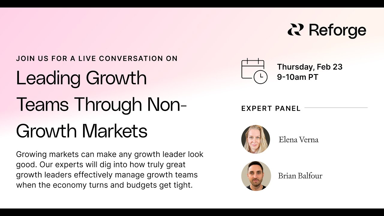 Leading Growth Teams Through Non Growth Markets