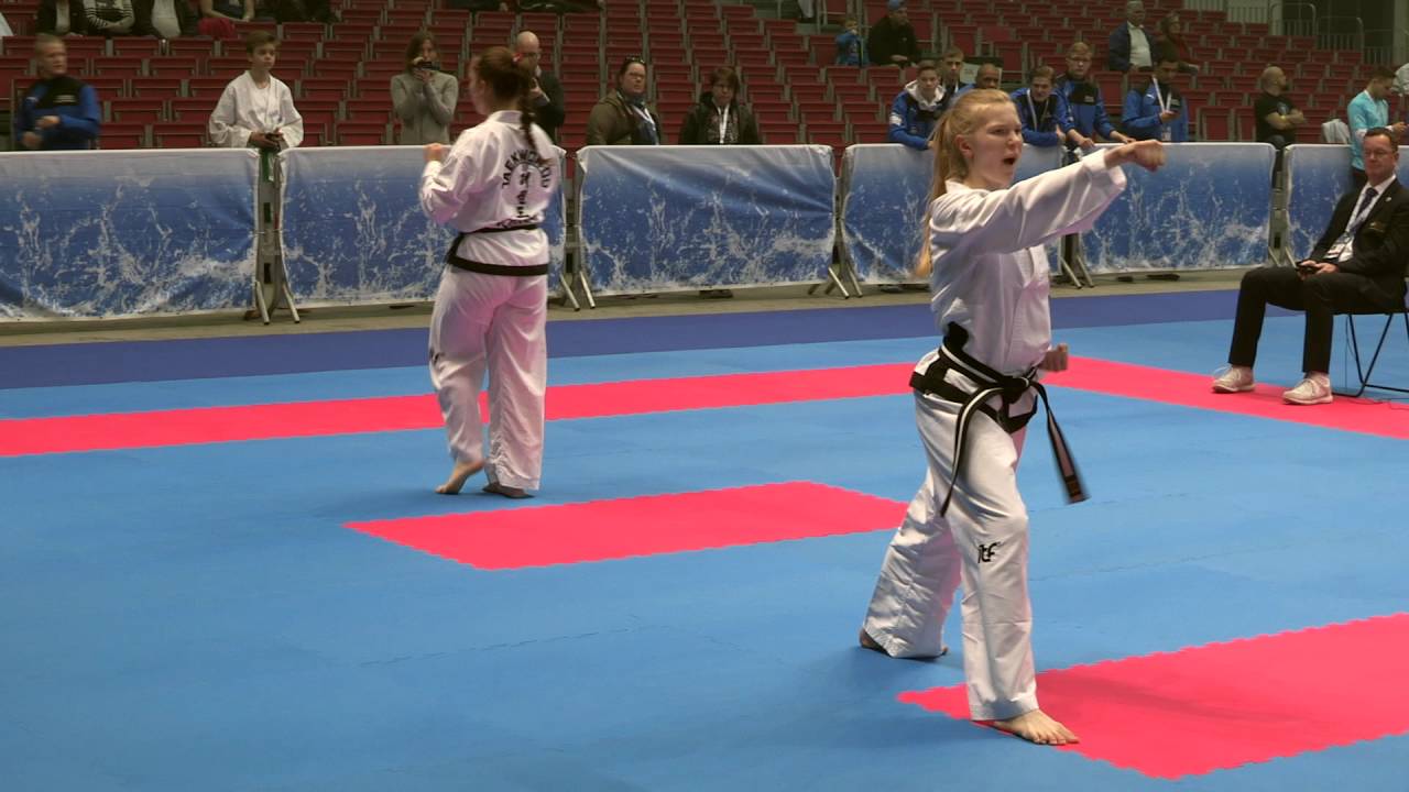 Taekwon-Do Euros 2016: Patterns 1.Dan, junior female