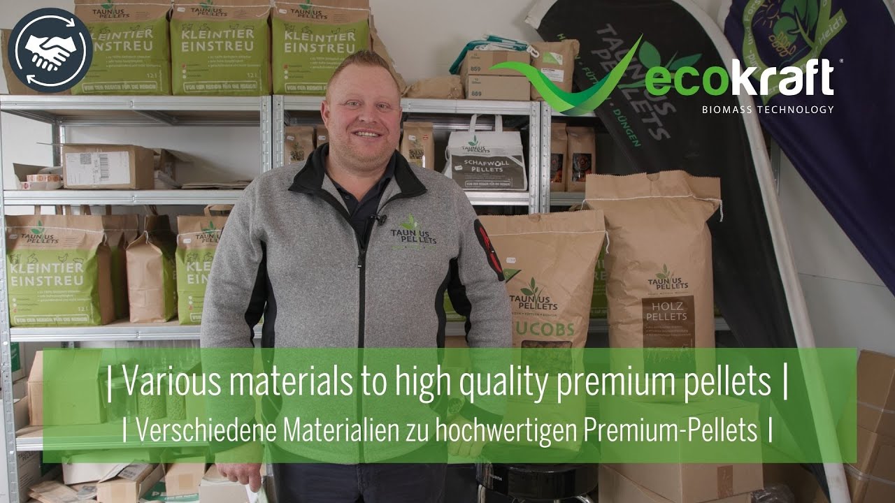 ECOKRAFT - Reference customer Taunus Pellets | Various materials to high quality premium pellets