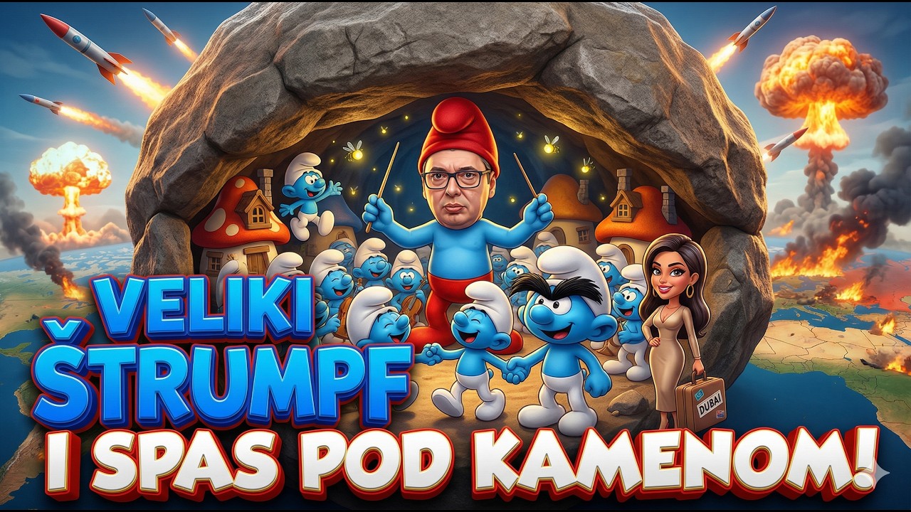 Orkestar Štrumpfova u pesmici 