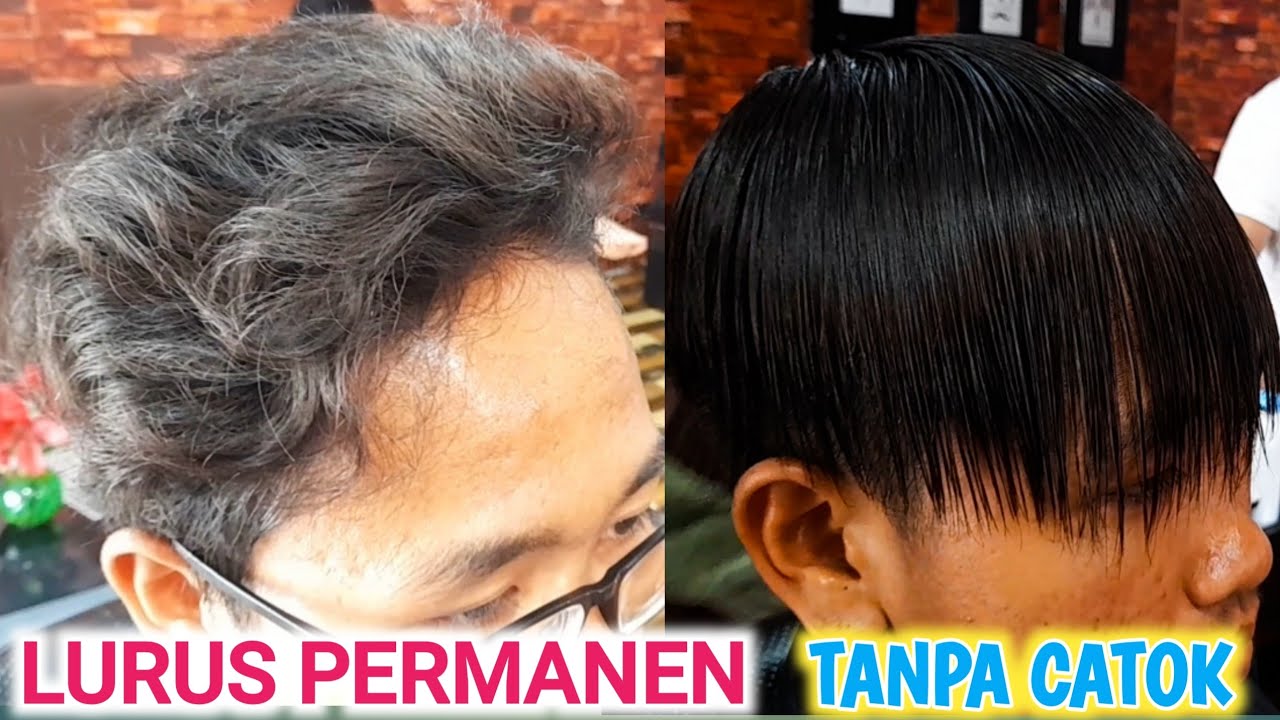 cara meluruskan rambut permanen, tanpa catok !!