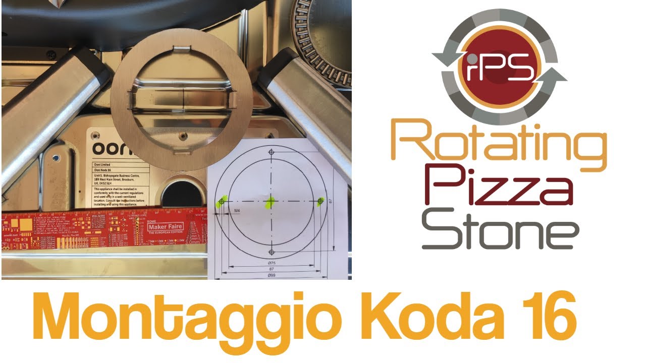 Montaggio Kit Biscotto Rotante - forno OONI Koda 16