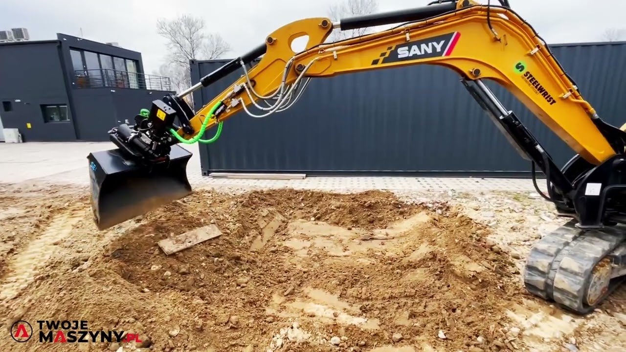 #TwojeMaszyny.pl | SANY SY50U Tiltrotator Quantum X06 SteelWrist